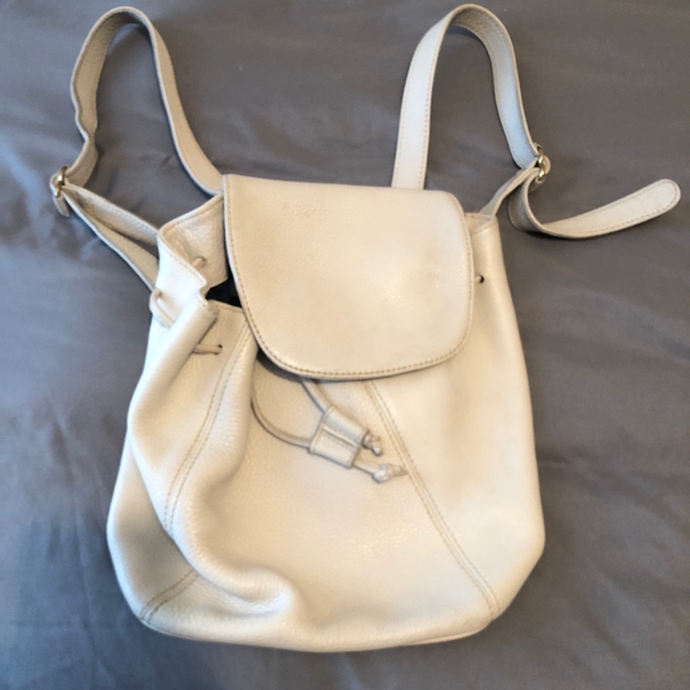 Coach leather backpack